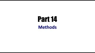 Learn Java Tutorial for Beginners Part 14 Methods using Eclipse IDE with Code and Explanation