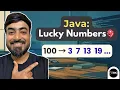 Java Program - Lucky Numbers less than N ISC Class 12 Computer Science Practical Sample