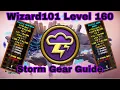 Wizard101 Level 160 Storm Gear Guide PvE