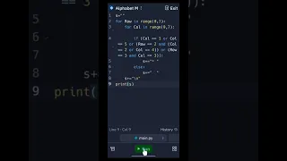 Create a Spectacular Letter M using Star Pattern in Python