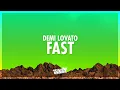 Download Lagu Demi Lovato - Fast (Lyrics) (432Hz)