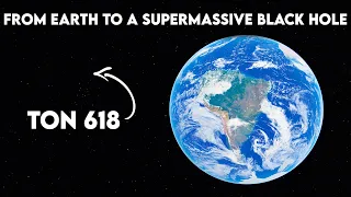 Traveling from Earth to TON 618, One of the Most Massive Black Holes Ever Discovered – Space Engine