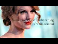 Haunted (Acoustic) - Taylor Swift (Lyrics)