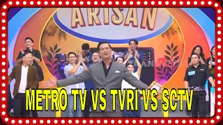 PERSAINGAN 3 TV NASIONAL: METRO TV VS TVRI VS SCTV | ARISAN BEST MOMENT (24/08/26)