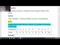 ICSE Class 10 computer applications string functions in java part 1