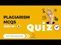 Plagiarism MCQs Quiz-1