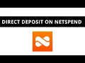 Direct deposit on Netspend
