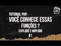 PHP Tutorial You know these functions - explode and implode 1
