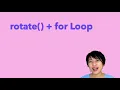 5 1 1 rotate for Loop - Pattern Making Tip