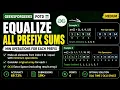GeeksforGeeks POTD Solution Equalize All Prefix Sums Optimal Array C Prefix Sum