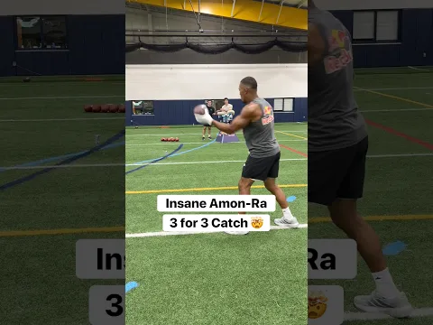 Amon-Ra is our first round fantasy pick! 🏈📈 #LFG #letsgo Thanks @redbullusa for having us out!