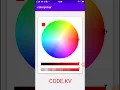 How to Create ColorPicker in Android Studio ColorPicker Codekv Kushvyas