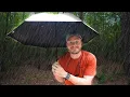 SMD Silver Shadow VS Gossamer Gear Lighttrek Ultralight umbrellas for Backpacking