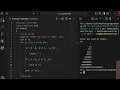 Write a program to solve pattern printing logic pyramid in Day 3 of pattern printing