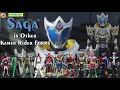 Lagu Kamen Rider Saga in Other Kamen Rider forms FanMade by exaid two | FanArt 仮面ライダーサガ