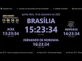 Lagu 🕒🌧️LIVE Hora Certa 24/7 | RELÓGIO ao Vivo UTC-3 – Horário de Brasília AO VIVO