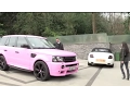 Download Lagu Sweet Wraps - Bacary Sagna's range rover goes satin pink with black rims