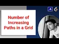Number of Increasing Paths in a Grid Leetcode - 2328