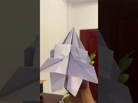 Powerful flying paper plane