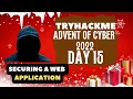 Tryhackme Advent of Cyber 2022 CTF Challenge Solutions Day 15 secure coding