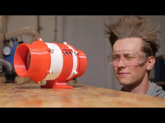 3D Printed Duct Fan With 775 Motor video thumbnail