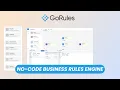 GoRules Free Open Source Business Decisions Visual Editor