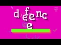 Lagu VERDEDIGING - Hoe spreek je het uit? (DEFENCE - HOW TO PRONOUNCE IT?)
