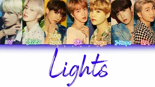 BTS Lights Color Coded Lyrics Kan Rom Ina Lirik Terjemahan Indonesia 