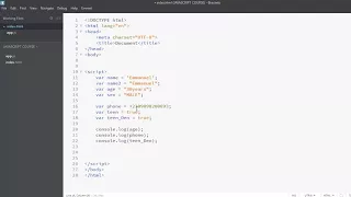 What are Variables and Data Types in Javascript 06 - JAVASCRIPT COURSE