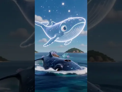 This Baby Whale Creates Ocean Magic! 🐳✨