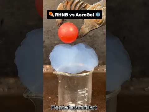 ☄️ RHNB vs AeroGel 🧊 #satisfying #Experiment #ASMR #Science #RHNB