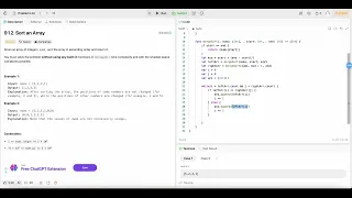 Leetcode 912 Sort an Array