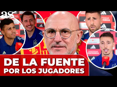 Download MP3 Los JUGADORES de la SELECCIÓN VALORAN a LUIS DE LA FUENTE