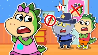 🔒 Spike's Secret Room! 😲  Sparkle Tries to Sneak In 🔥 Fire Spike Kids Stories