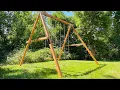 Build the Best TALL Wood Swing Set -