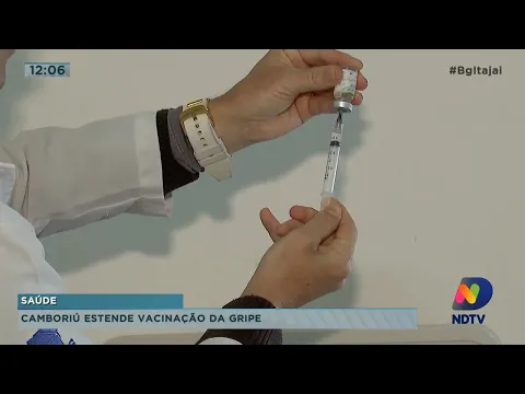 Meta de vacinação contra a gripe causa preocupação na saúde de Itajaí