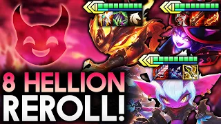 8 HELLION REROLL WITH 3 STAR TRIST, KENNEN, AND LULU!! (FT. K3SOJU) | Teamfight Tactics Patch 11.15