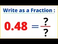 What is 0 48 as a Fraction Simplest Form