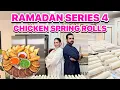 Lagu Ramadan Prime Series 4 | Chicken Spring Rolls with Afghani \u0026 Pakistani Green Chutney🌙🤗