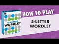 How to Play 5-Letter Wordlet a Party Game Based on Popular Word Puzzle Games from University Games