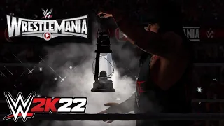 full match bray wyatt vs undertaker wrestlemania 31 wwe 2k22