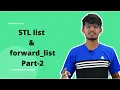 STL list forward - list Part-2