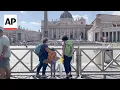 Download Lagu Lesbian couple pass through Vatican's holy door in LGBTQ+ jubilee pilgrimage