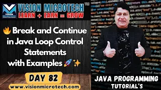 Break and Continue in Java Loop Control Statements with Examples