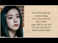 BLACKPINK - 'Cover' Sure Thing (Lyrics)