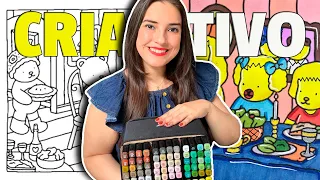 COLORINDO BOBBIE GOODS de Forma Criativa: The Simpsons!