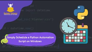 Schedule a Daily Python Automation Script on Windows Pandas CSV Timestamp CMD