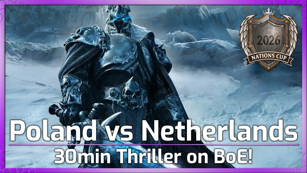 Poland vs Netherlands! 30min Thriller on BoE! - Nations Cup - Heroes of the Storm