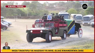 mwili wa aliyekuwa waziri wa ulinzi waondolewa kanisani kijeshi waamini wabaki na mshangao mkubwa
