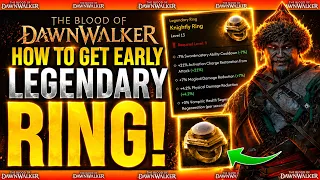 The Blood Of Dawnwalker - How To Get Knightly Ring LEGENDARY RING Early - Complete Guide